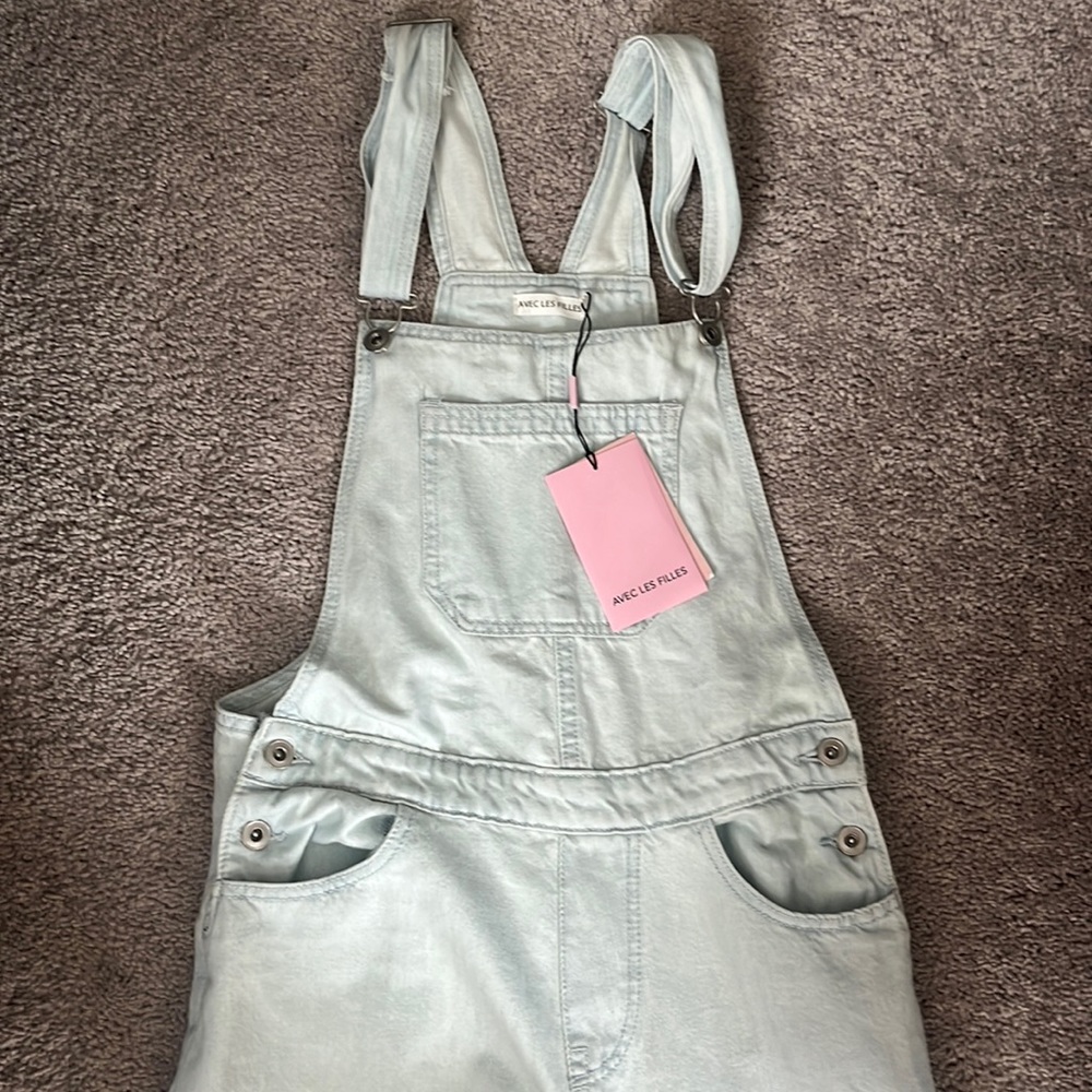 Jean overalls, boot cut! 28!